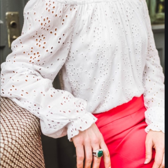 Sanctuary Tops - Sanctuary NWT Blooming Eyelet Blouse M